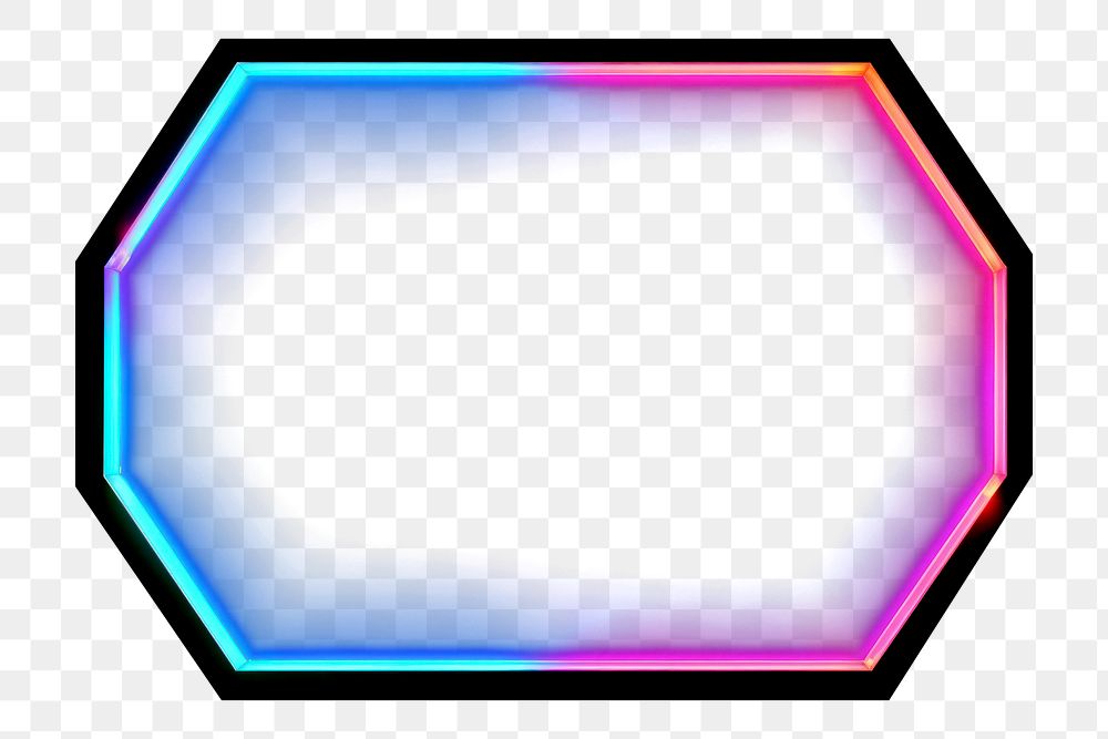 PNG  Shape hexagon neon background backgrounds light illuminated. AI generated Image by rawpixel.