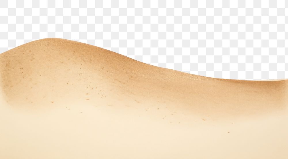 PNG  Sand nature dune white background.