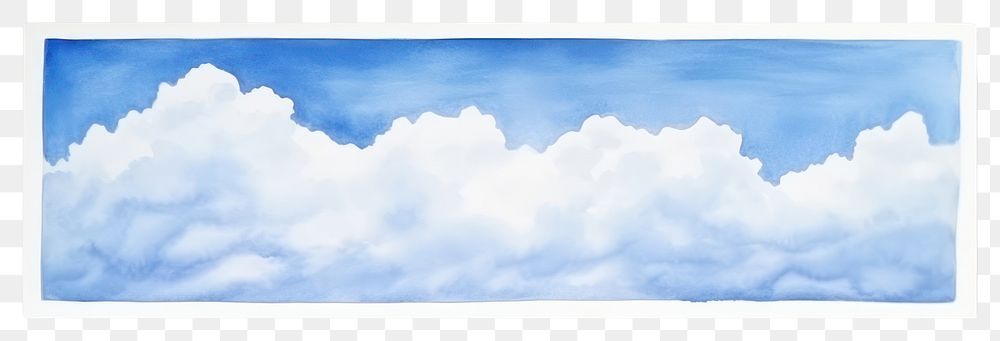 PNG  Sky panoramic nature cloud.