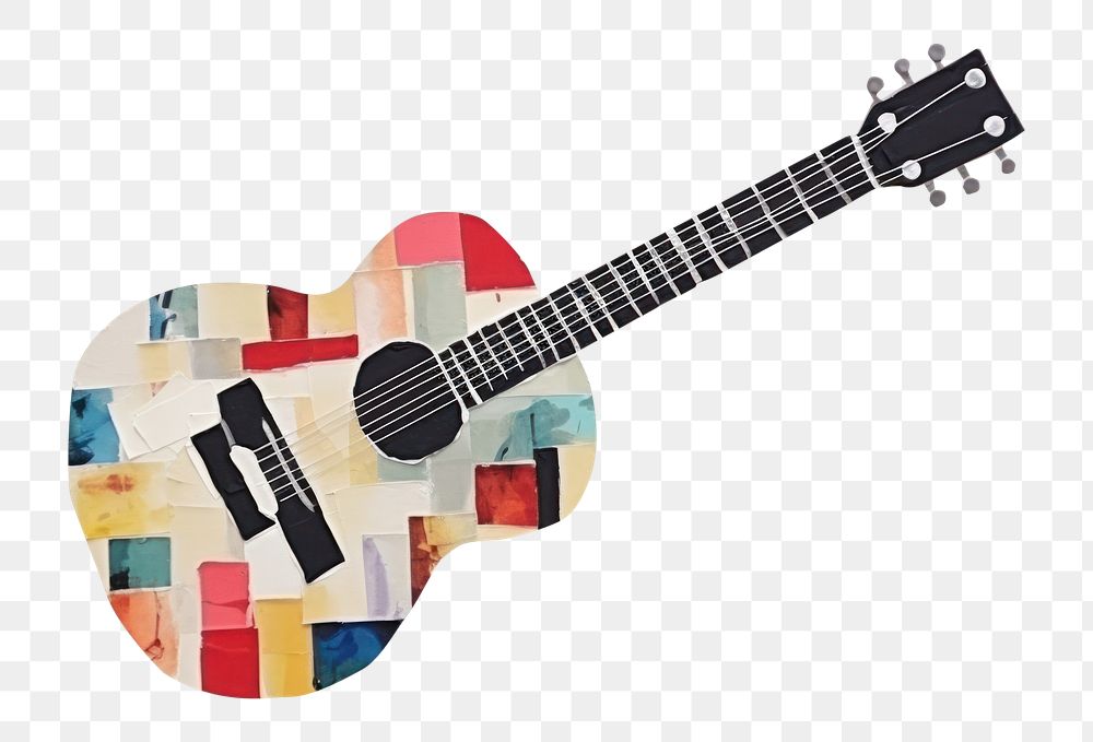 PNG Guitar creativity pattern drawing.