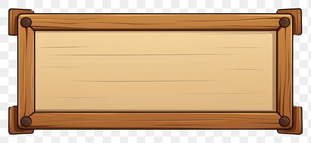 PNG  Wooden sign frame border vintage label wood text rectangle