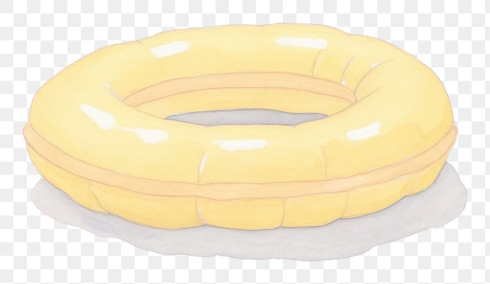 PNG  Floatie white background inflatable lifebuoy.