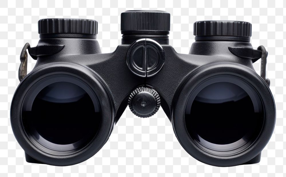 PNG A black Binoculars Reflecting the Sky binoculars camera white background.