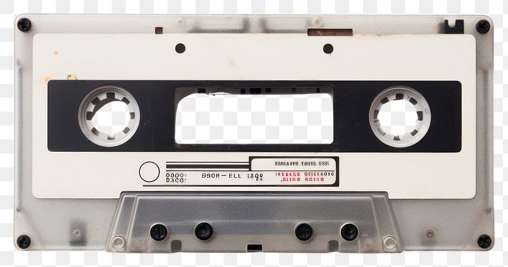 PNG Casette tape electronics white background technology.