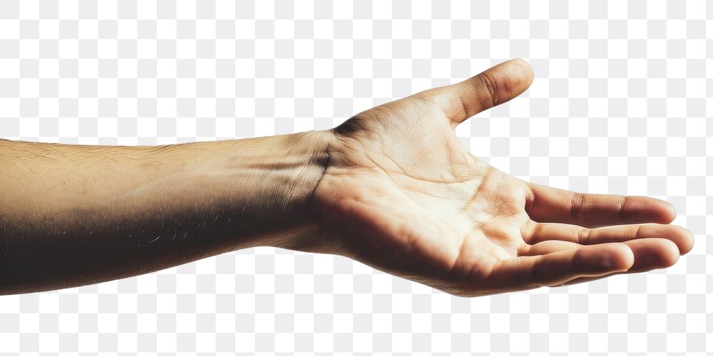 PNG  Helping hand finger gesturing handshake.