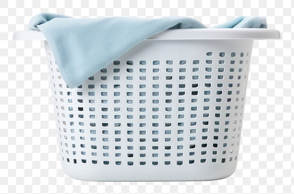 PNG Laundry basket white background container cleaning.