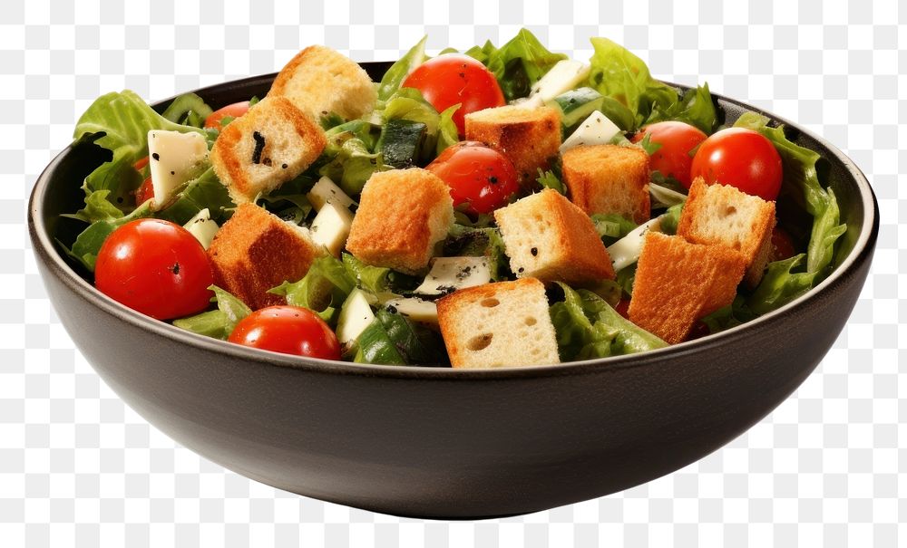 PNG A salad in bowl food meal vegetable.
