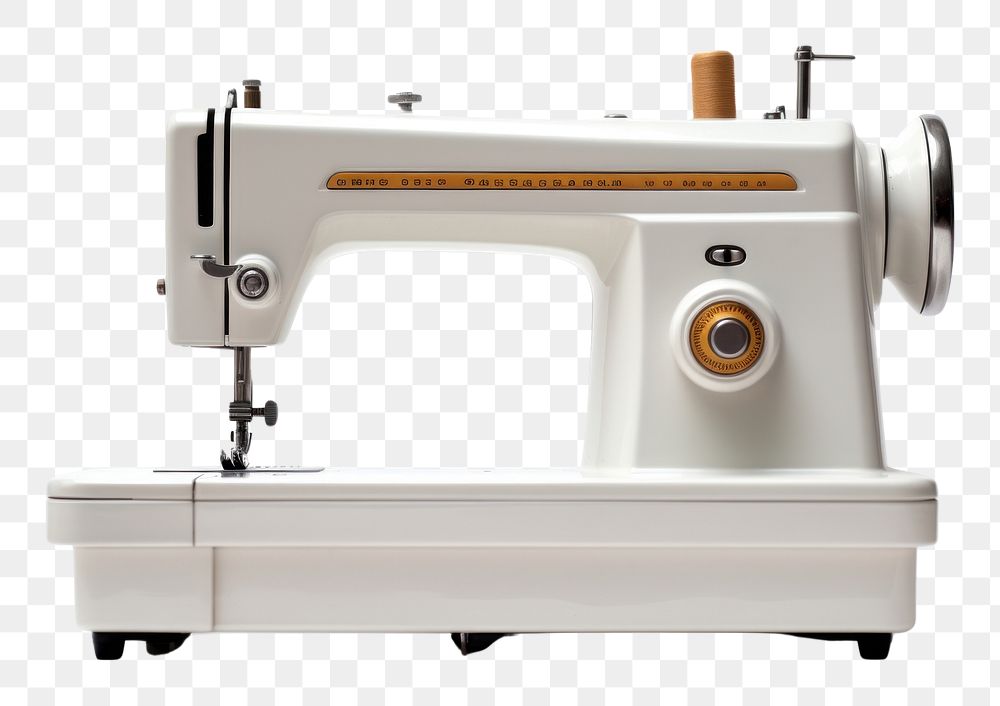 PNG Sewing machinep white technology equipment.