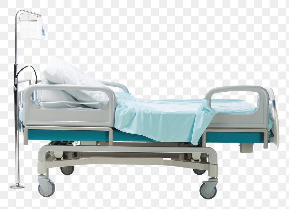 PNG Hospital bed furniture architecture stretcher.