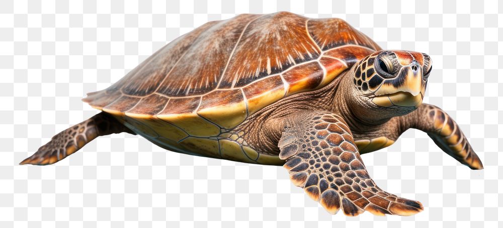 PNG  A sea turtle swimming reptile animal.