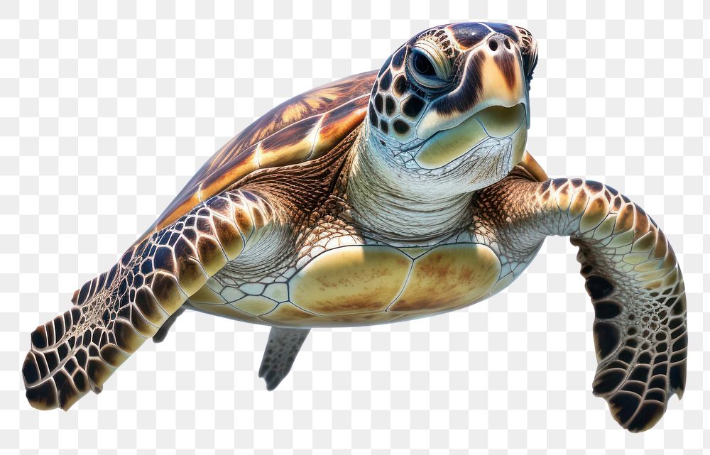 PNG  A sea turtle swimming reptile animal.