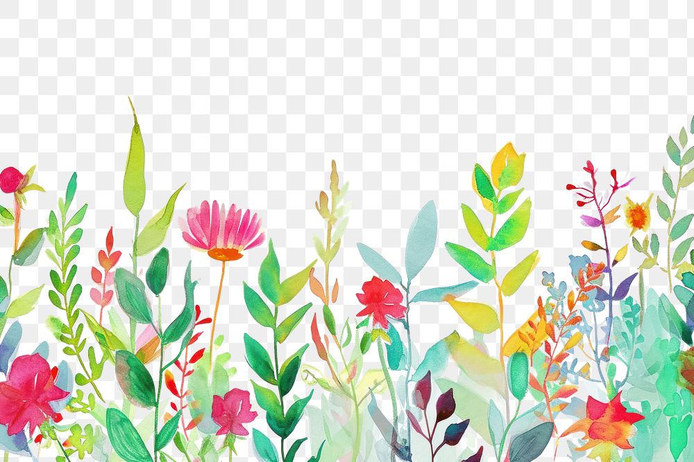PNG  Botanical backgrounds pattern flower.