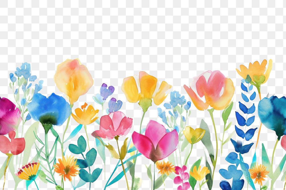 PNG  Flower nature backgrounds painting.