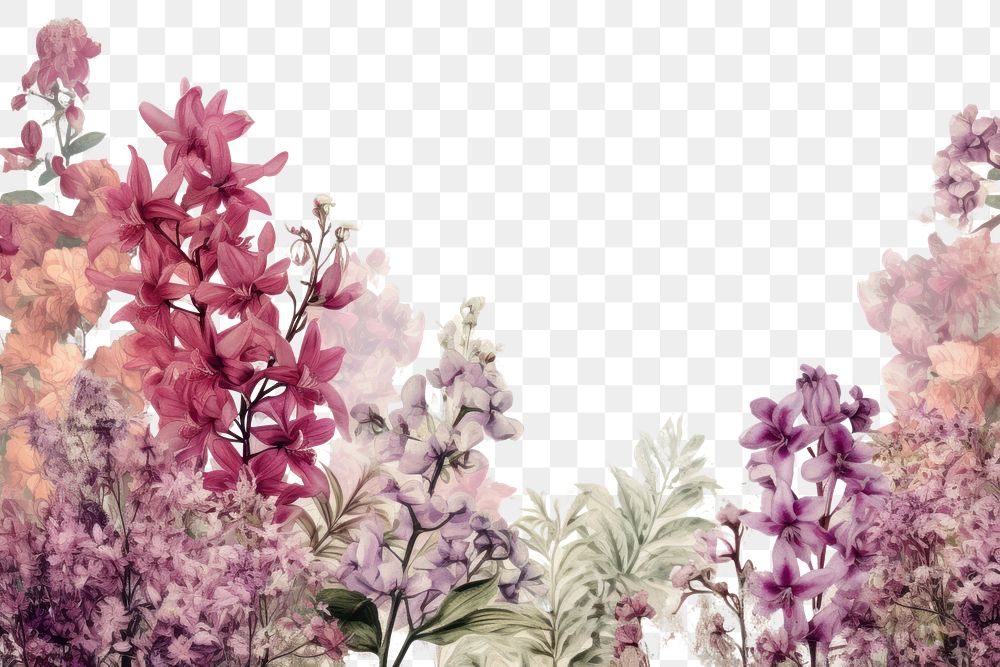 PNG Orchid border backgrounds painting blossom.