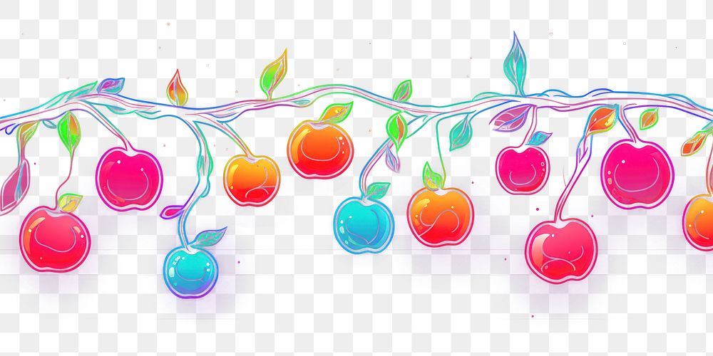PNG Apples border backgrounds fruit plant. AI generated Image by rawpixel.