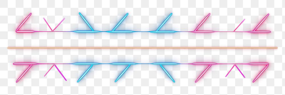 PNG Arrows border neon light line. AI generated Image by rawpixel.
