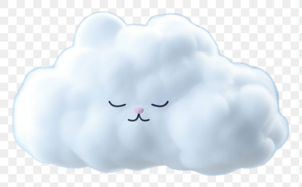 PNG  Cat shaped is a cloud sky outdoors nature.