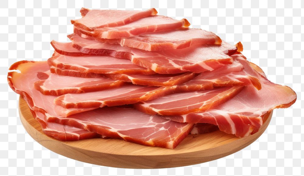 PNG  Pork ham slice meat. AI generated Image by rawpixel.