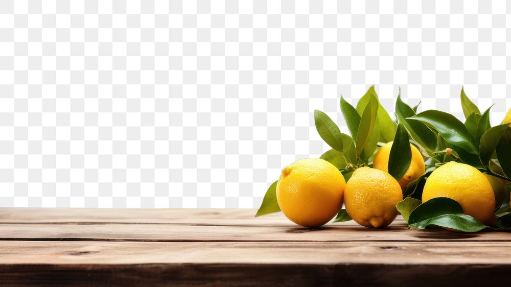 PNG Lemon trees plant fruit table. AI generated Image by rawpixel.