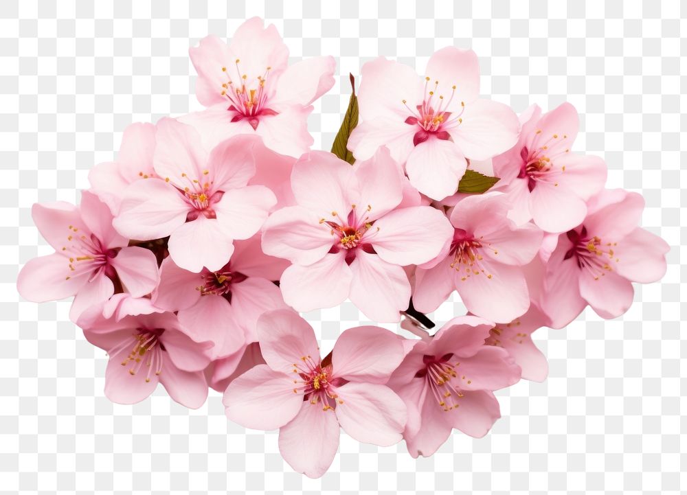 PNG  Cherry flower in full bloom blossom petal plant. AI generated Image by rawpixel.
