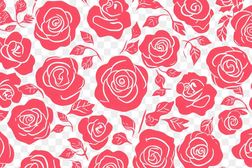 PNG Rose pattern backgrounds flower. AI generated Image by rawpixel.