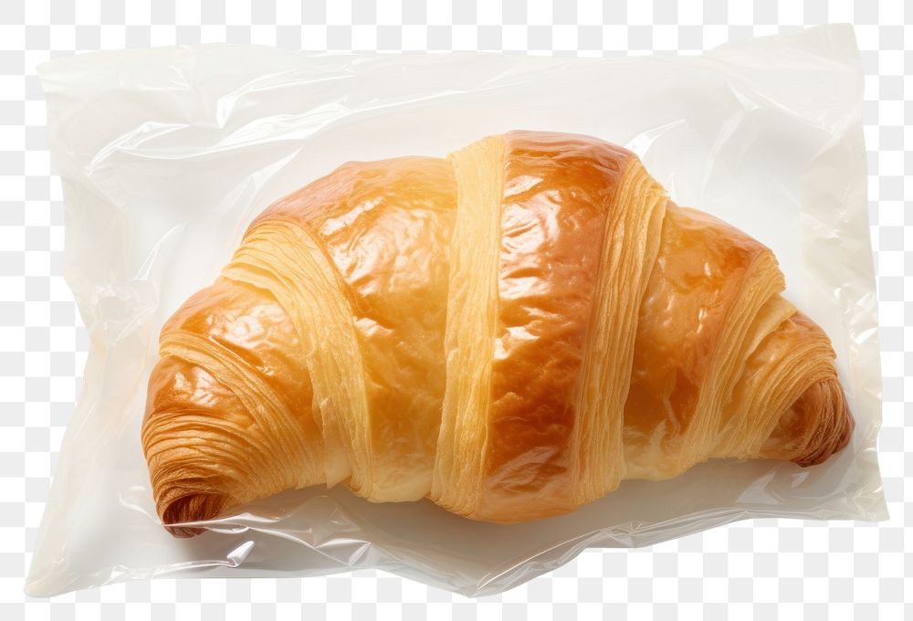 PNG  A croissant bread food white background.