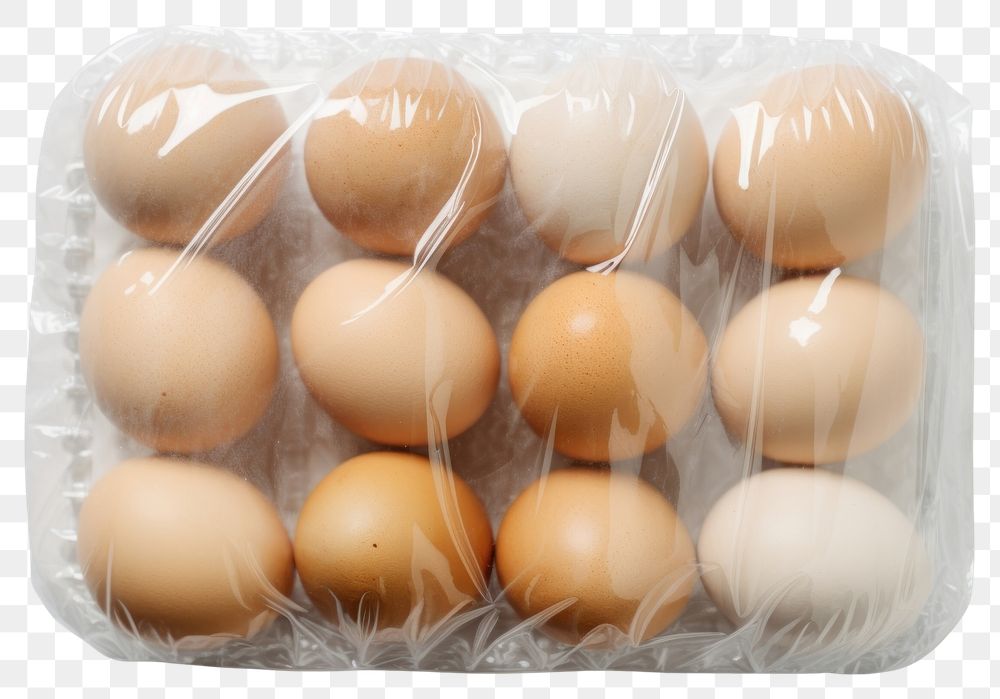 PNG  An eggs plastic food plastic wrap.