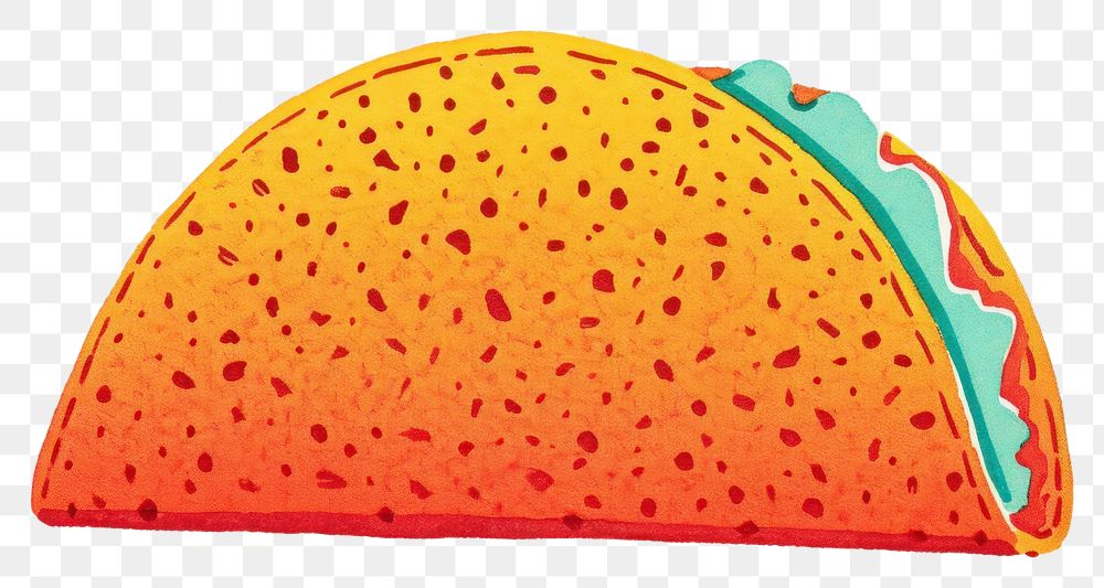 PNG Taco food white background sandwich.