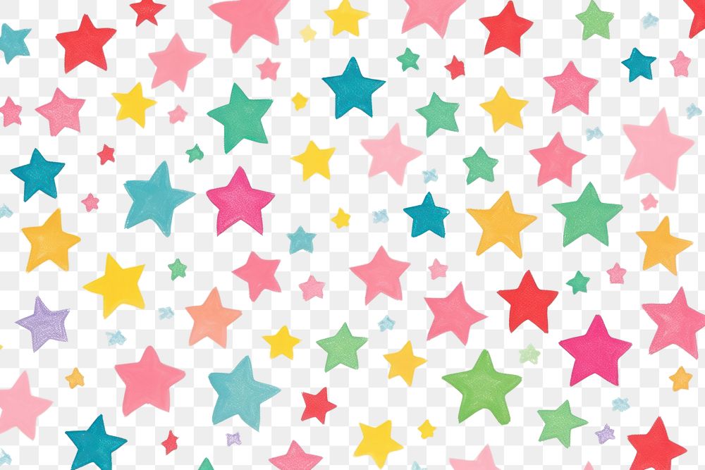 PNG Star pattern backgrounds confetti. AI generated Image by rawpixel.