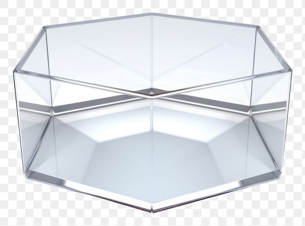 PNG Hexagon furniture crystal glass.