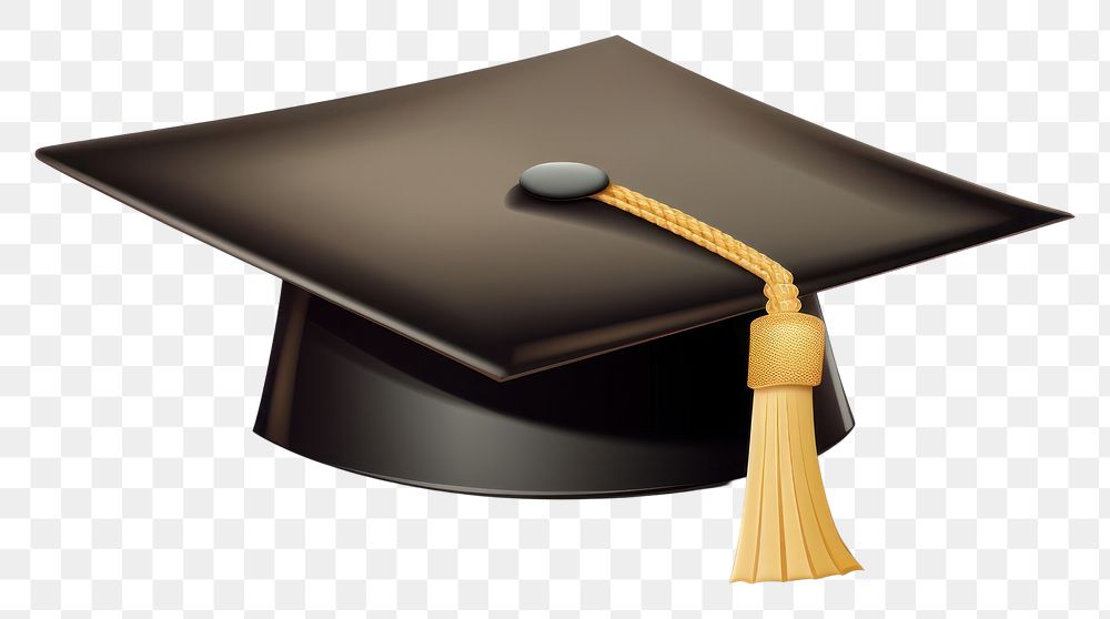 PNG Graduation cap white background intelligence achievement.