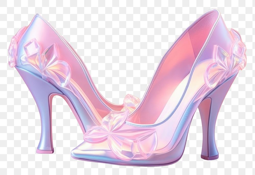 PNG Crystal high heels footwear shoe elegance.