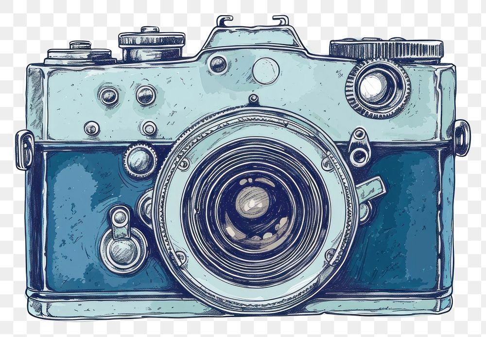 PNG  Antique of camera drawing sketch white background.