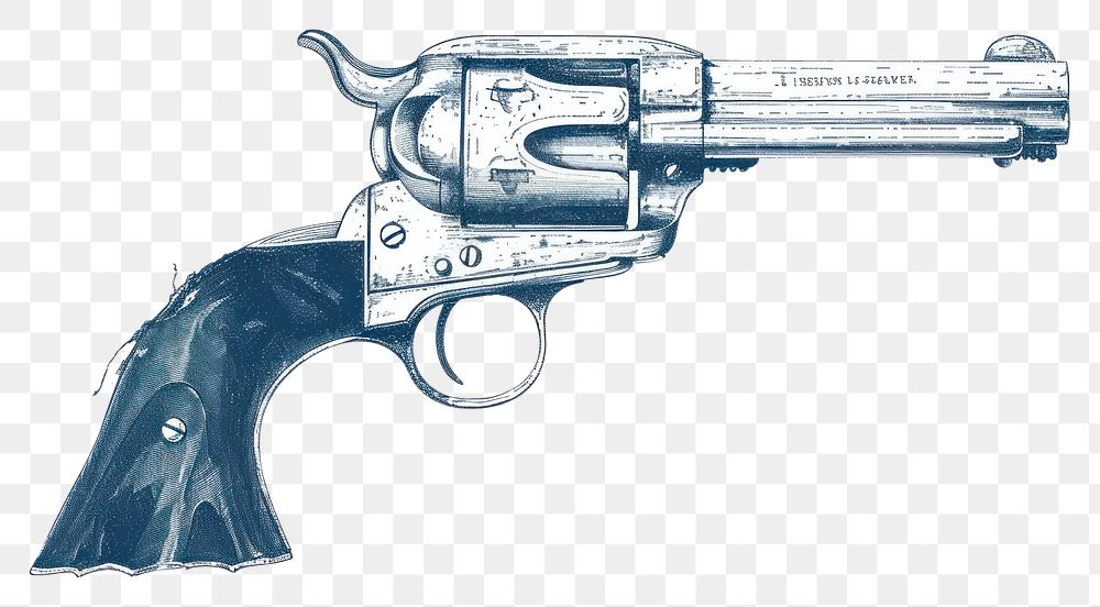 PNG  Antique of gun handgun drawing weapon.