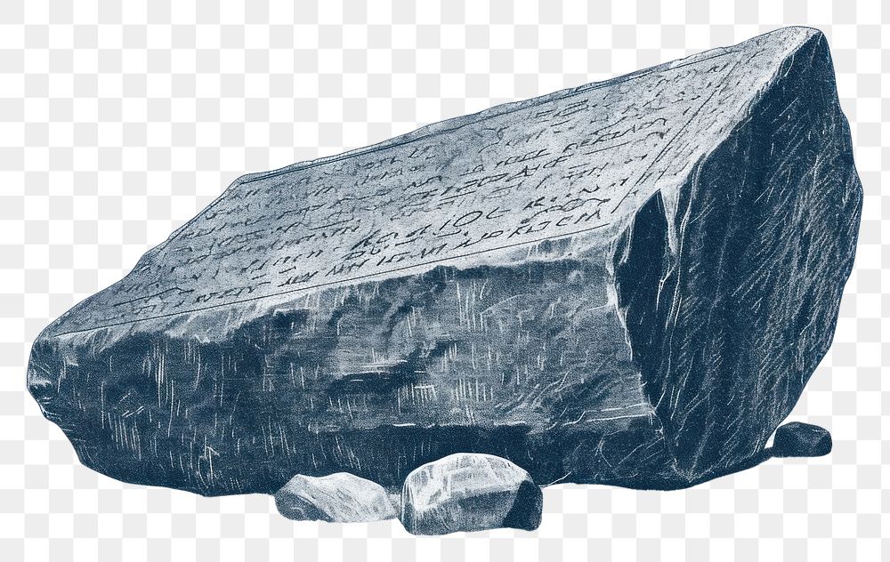 PNG  Antique of rosetta stone drawing sketch rock.