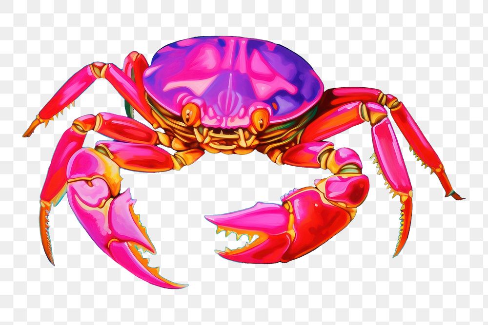 PNG  A crab lobster seafood animal. AI generated Image by rawpixel.