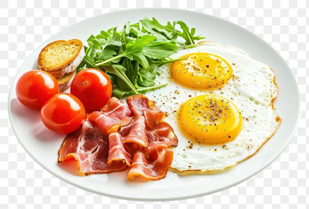 PNG Brunch plate food egg.
