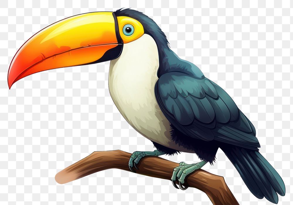PNG Toucan toucan bird animal. AI generated Image by rawpixel.