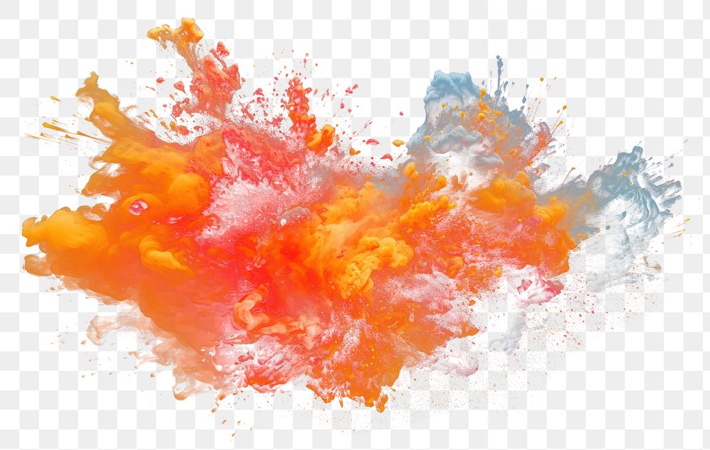 PNG Flaming fire explosion paint black background creativity.