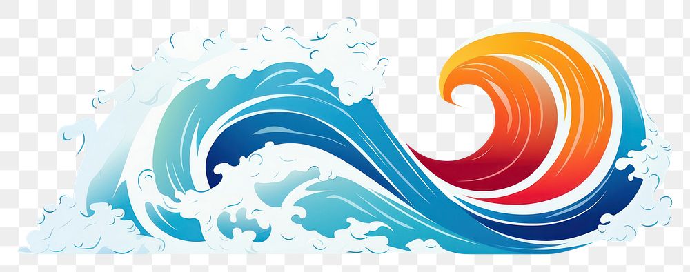 PNG Wave outdoors pattern ocean. AI generated Image by rawpixel.