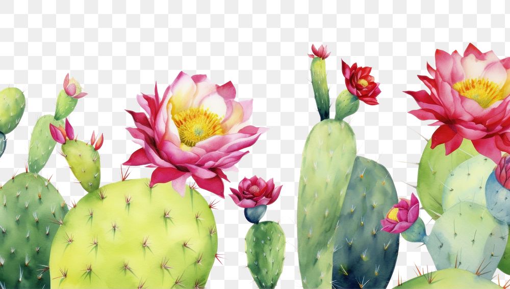 PNG Cactus plant inflorescence creativity.