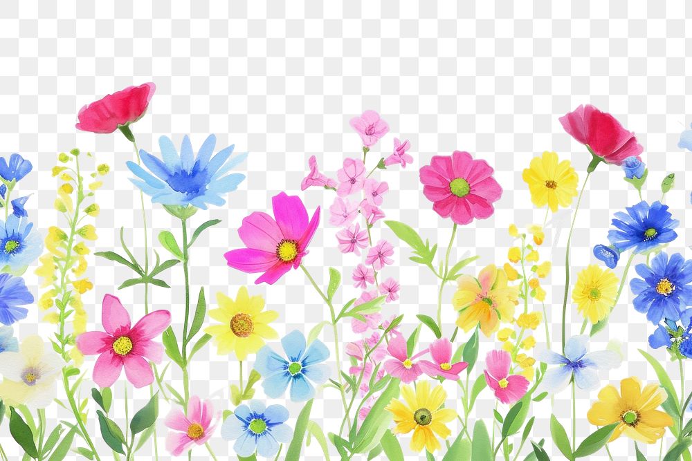 PNG Spring flowers nature backgrounds outdoors.