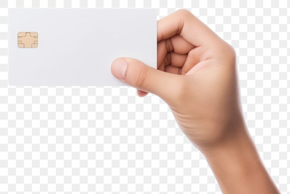 PNG  A hand carry a credit card white background technology envelope.