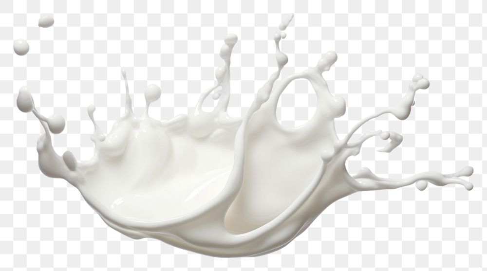 PNG  A milk splash dairy white simplicity