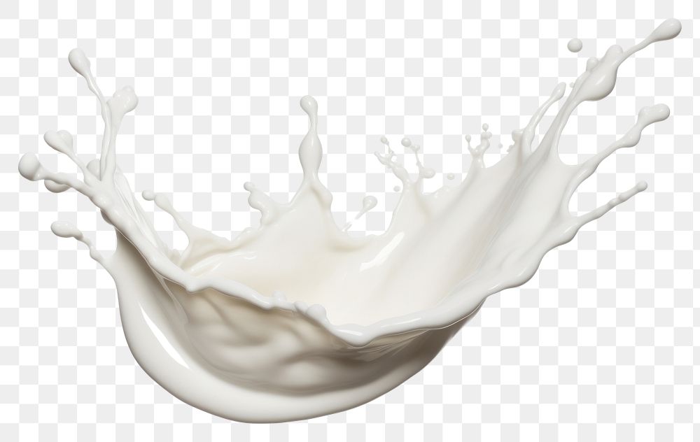 PNG  A milk splash white simplicity splashing.