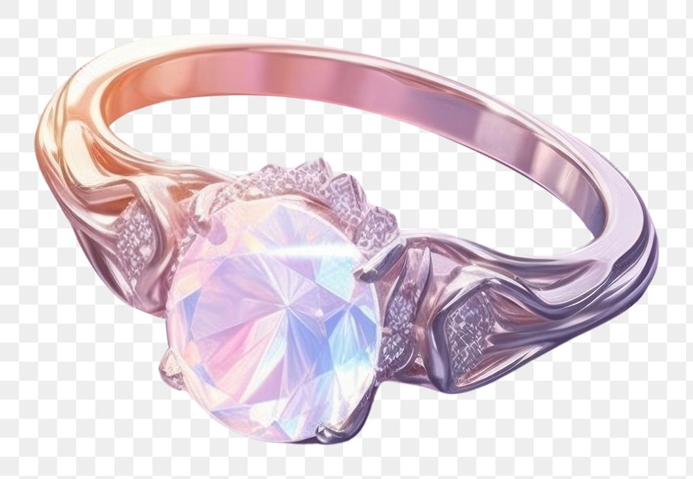PNG Ring gemstone jewelry diamond.