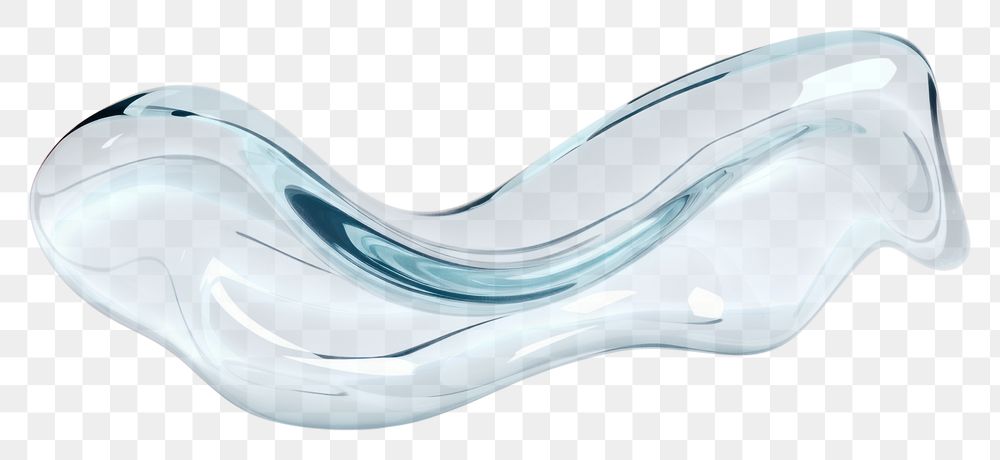PNG Wavy transparent abstract white background.