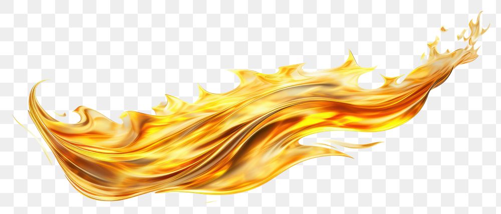 PNG Fire gold white background abstract.