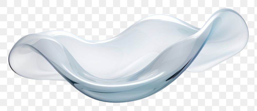 PNG Wavy white simplicity porcelain.