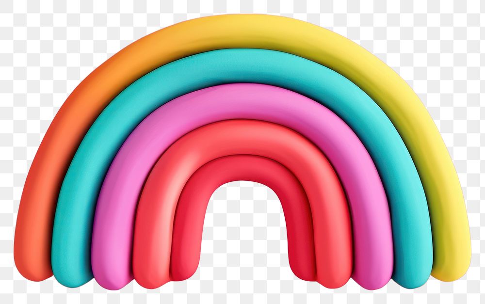 PNG Rainbow simplicity creativity variation.
